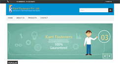 Desktop Screenshot of kantfasteners.com