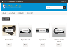 Tablet Screenshot of kantfasteners.com